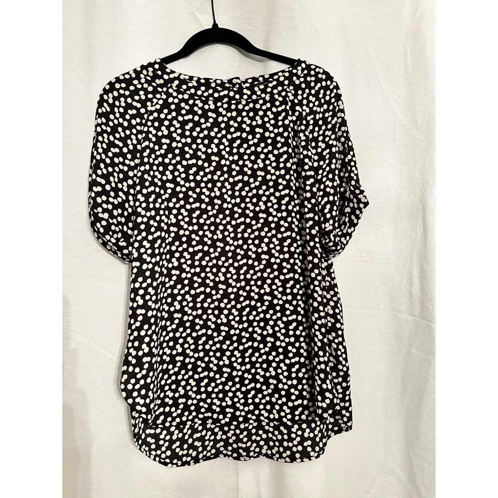 Women’s Black & White Dot Banana Republic Blouse